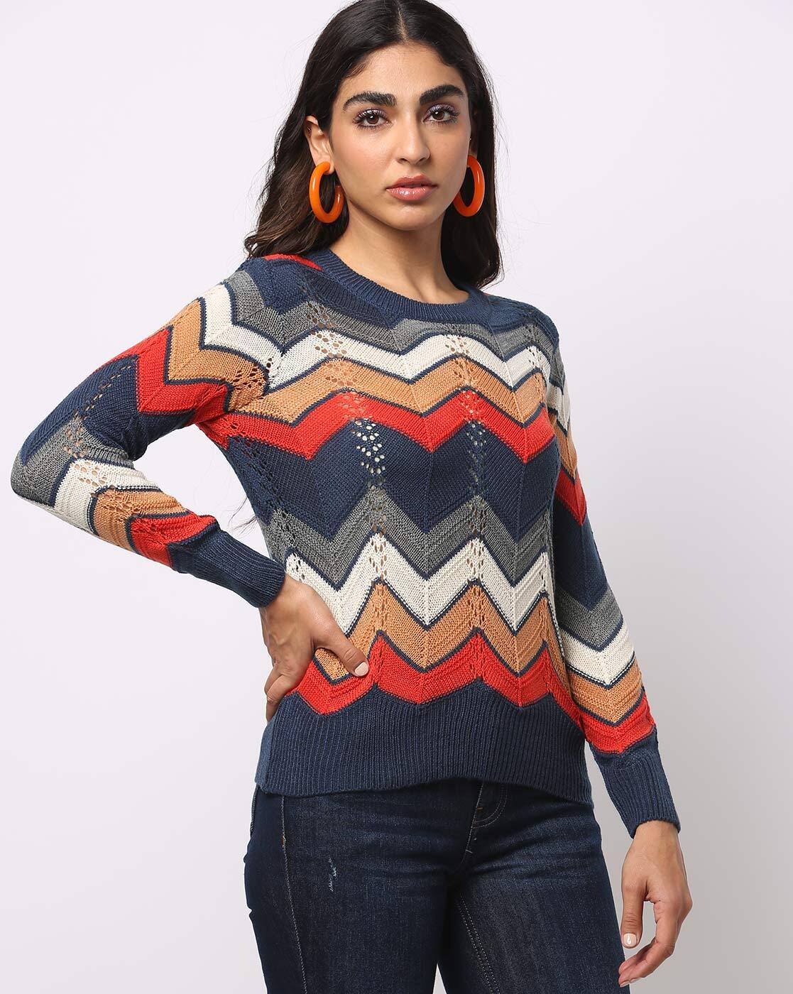 Multicolor Monogram Jacquard Pullover - Ready-to-Wear 1AC3X2