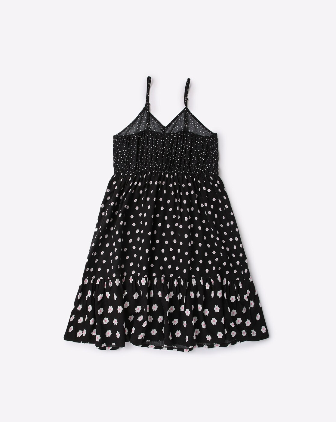 Girl's Black and White Polka Dot Bow Dress - 4T – The Little Clothing  Company