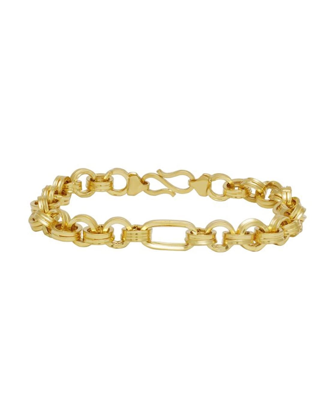 Stax Chain Link Bracelet in 18K Yellow Gold with Diamonds, 7mm | David  Yurman