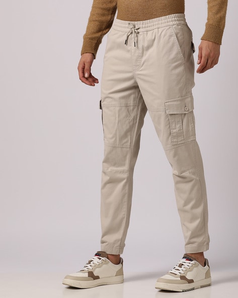 Flat-Front Cargo Pants