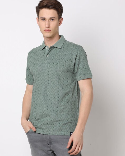 Green polo t clearance shirt