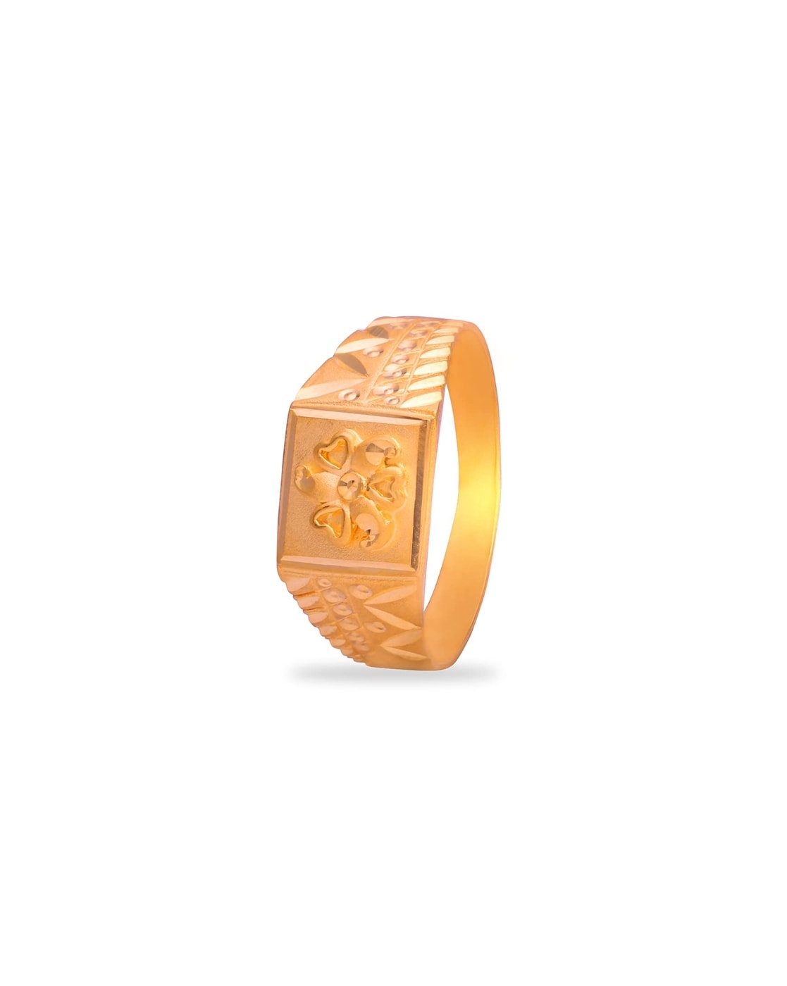 Buy WHP Jewellers 18KT (750) Yellow Gold Ring For Men_H-019-G at Amazon.in