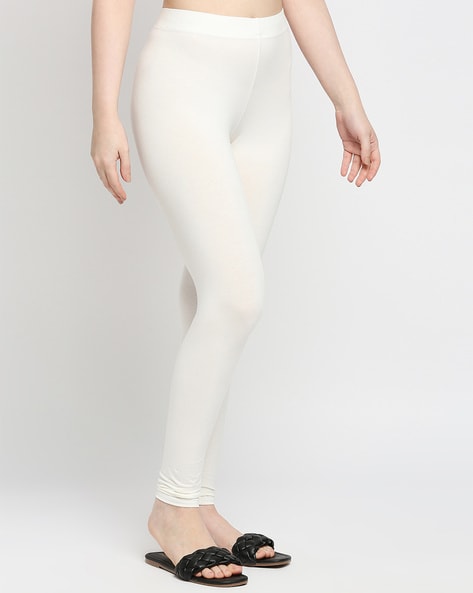 Buy White Leggings for Women by ZRI Online