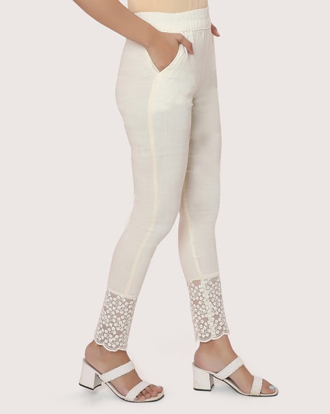 Buy Off-White Leggings for Women by AVAASA MIX N' MATCH Online | Ajio.com