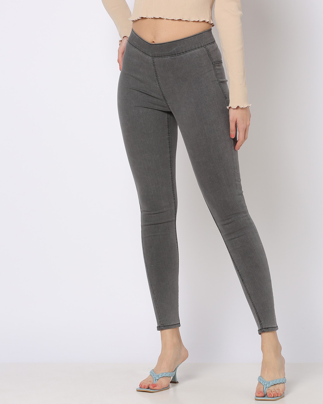 Buy Grey Jeans & Jeggings for Women by JDY BY ONLY Online
