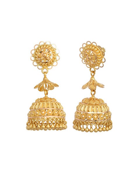 Golden PC Jeweller The Ujwala Women Gold Earrings at Rs 65012/pair in New  Delhi