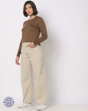 GAP Regular Fit Women Brown Trousers  Buy GAP Regular Fit Women Brown  Trousers Online at Best Prices in India  Flipkartcom
