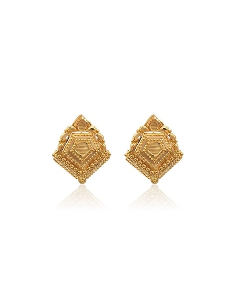 Buy Asmitta Jewellery Gold-Plated Chandbali Earring Gold Earrings (Women  And Girls) Online at Best Prices in India - JioMart.