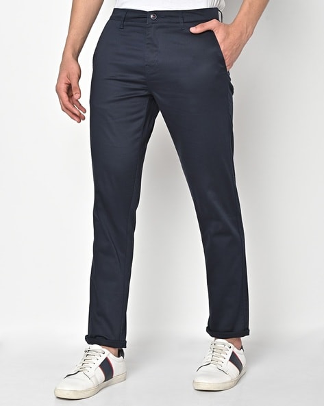 4-Way Skinny Fit Chino Trousers - Soroor