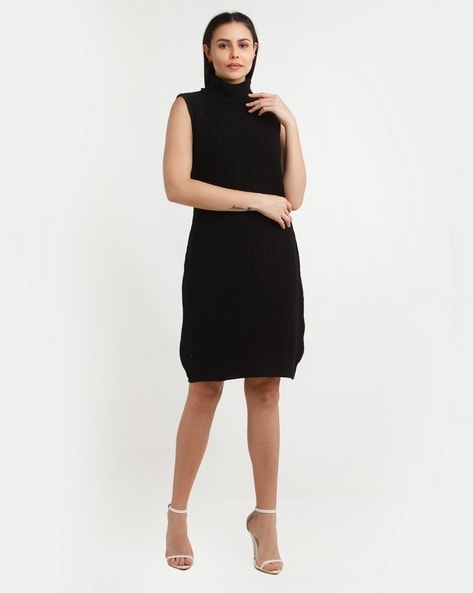 Vivian Turtleneck Mini Dress - Black | Fashion Nova, Dresses | Fashion Nova