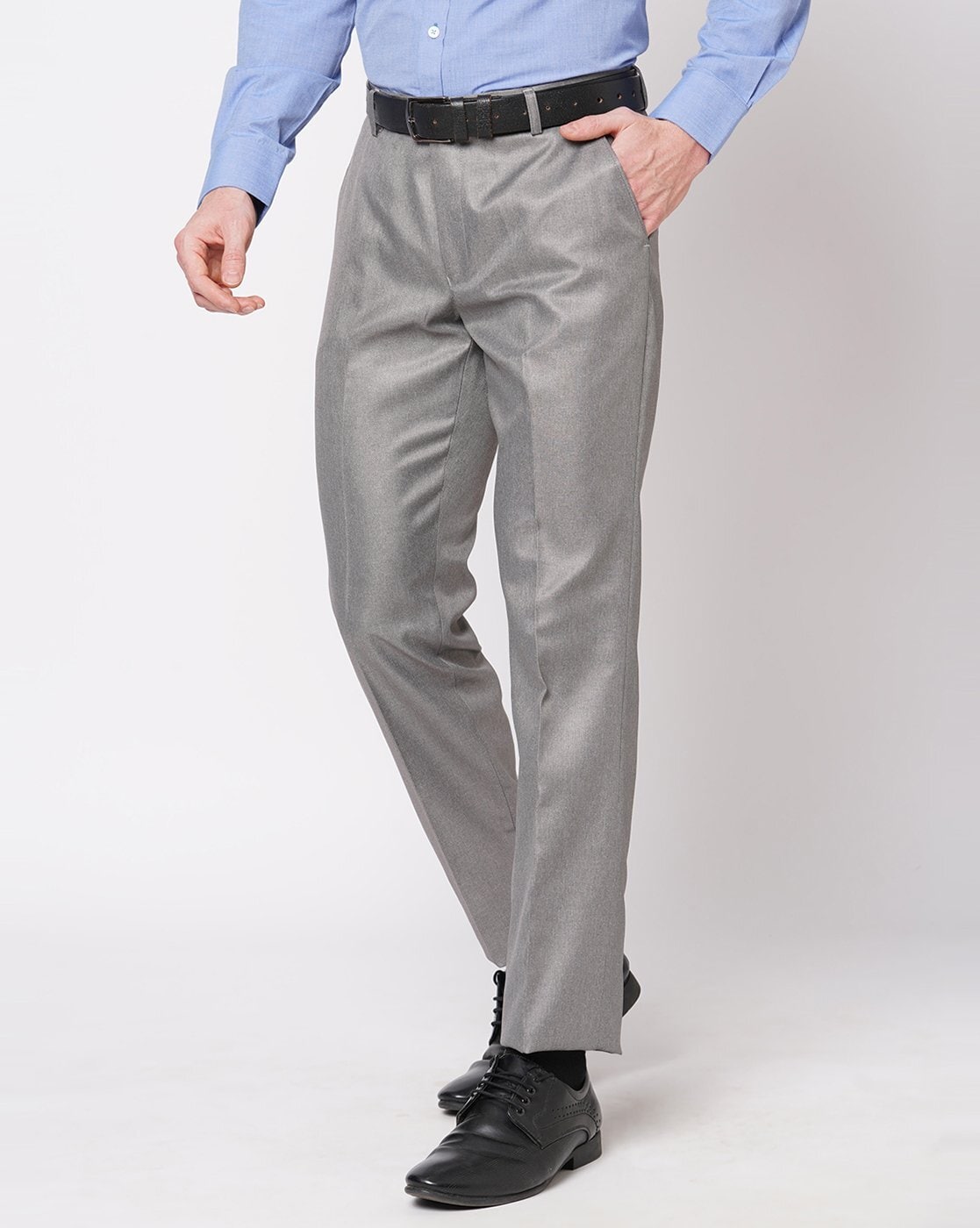 Buy online Mid Rise Flat Front Casual Trouser from Bottom Wear for Men by  V-mart for ₹769 at 30% off | 2023 Limeroad.com