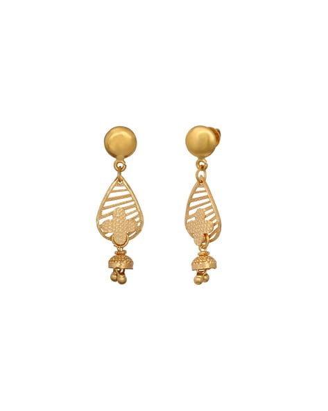 Senco Gold 22k (916) Yellow Gold Drop Earrings for Women : Amazon.in:  Fashion