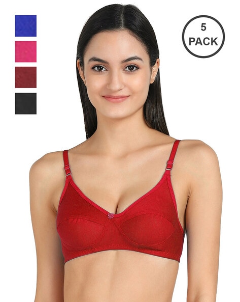 Beach Curve Pack of 5 Non-Padded Bras