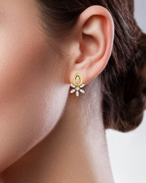 Aggregate more than 263 gold stud earrings for women latest