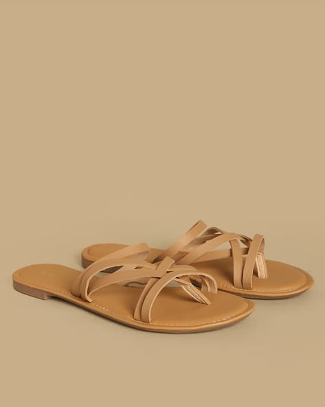 Acai Strappy Slip-On Flat Sandals