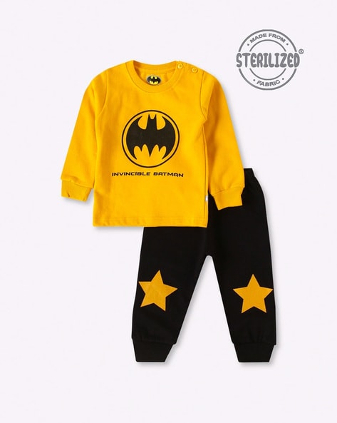 Buy Yellow & Black Sets for Infants by MOM'S LOVE Online