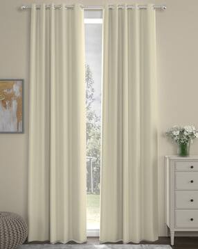 rosarahome Set of 2 Black-Out Eyelet Door Curtains-picture-26