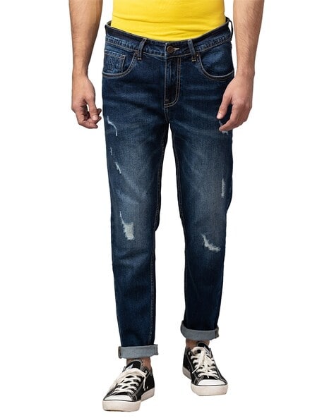 BEING HUMAN Regular Men Dark Blue Jeans - Buy BEING HUMAN Regular Men Dark  Blue Jeans Online at Best Prices in India | Flipkart.com