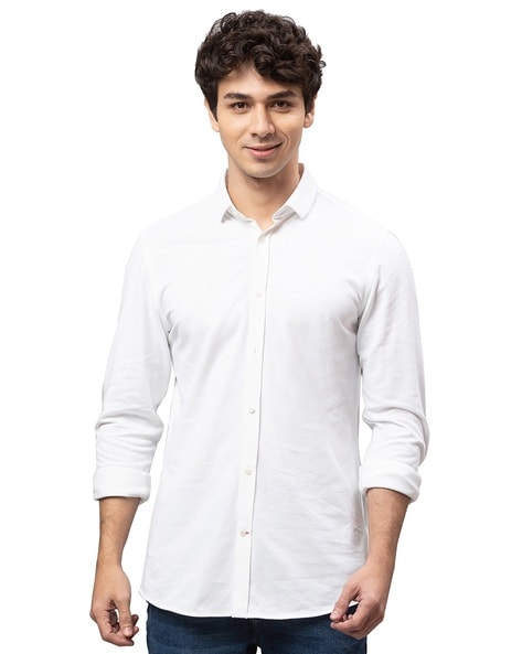 Being Human Men's Casual Shirt (8903861285802_BHMLS6221_XXX-Large_White) :  Amazon.in: Clothing & Accessories