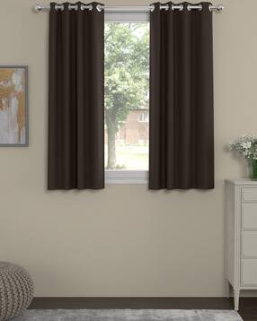 rosarahome Set of 2 Black-Out Eyelet Window Curtains-picture-29