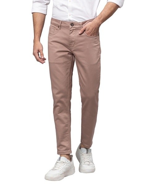 Buy Being Human Beige Cotton Regular Fit Jogger Pants for Mens Online   Tata CLiQ
