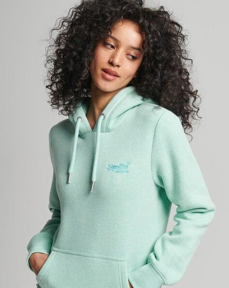 Buy Aqua Sweatshirt Hoodies for Women by SUPERDRY Online Ajio