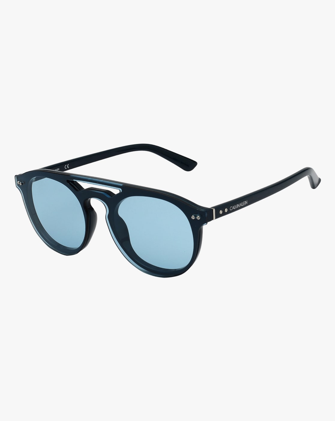 Calvin Klein Sunglasses CK3179S 438 Black Blue Square Frames with Blue  Lenses | Blue lenses, Blue square, Square frames