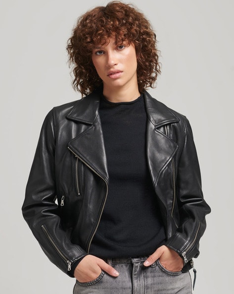 Frye Ladies' Leather Biker Jacket | Costco