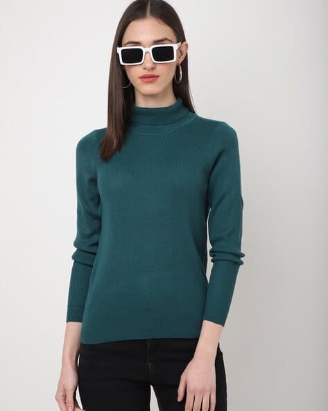 ISCENERY BY VERO MODA Ribbed Turtleneck Pullover