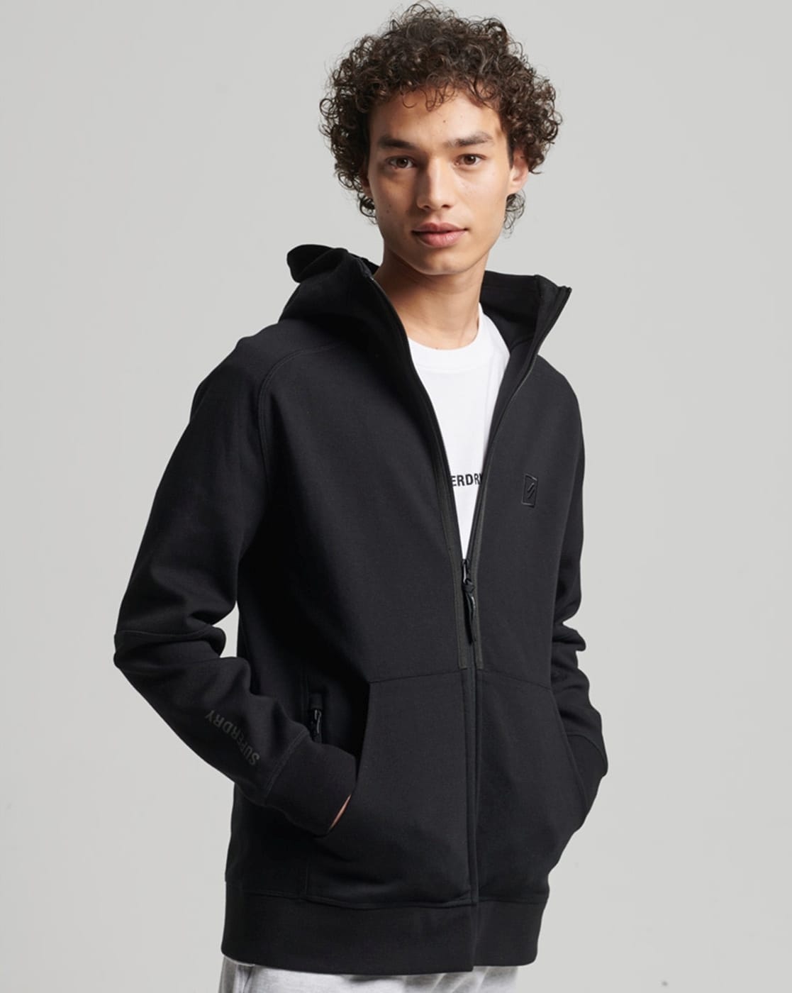 Premium Core Hooded Zip Sweater | Black | G-Star RAW® JP