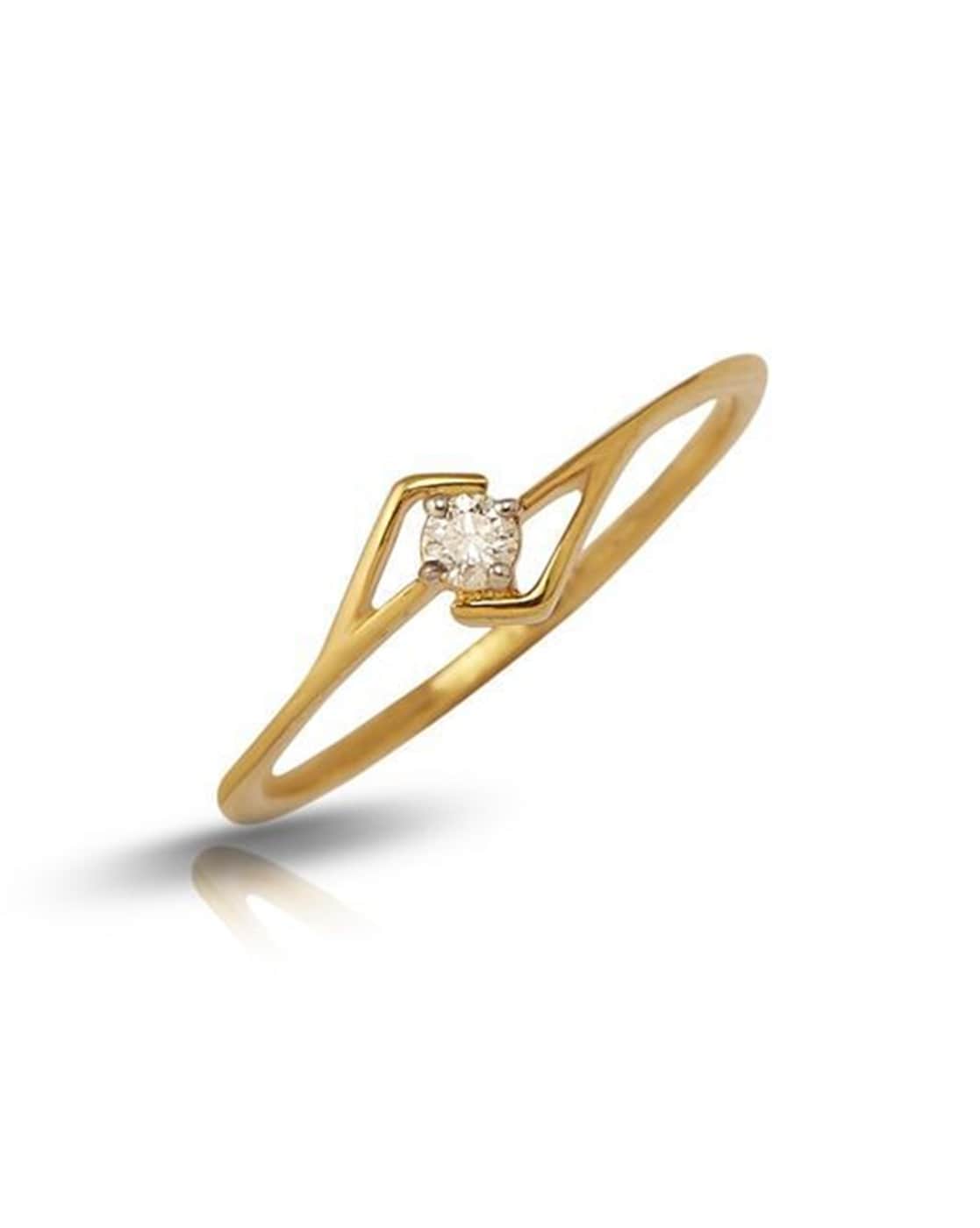 Indian Gold Ring Design for Female Available Online
