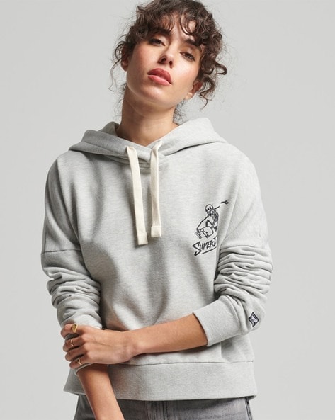 Buy Ecru Sweatshirt & Hoodies for Women by SUPERDRY Online
