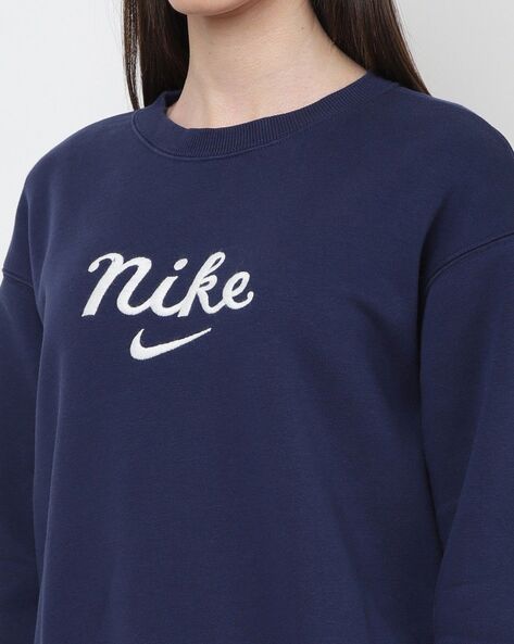 Nike blue cheap women's sweatshirt