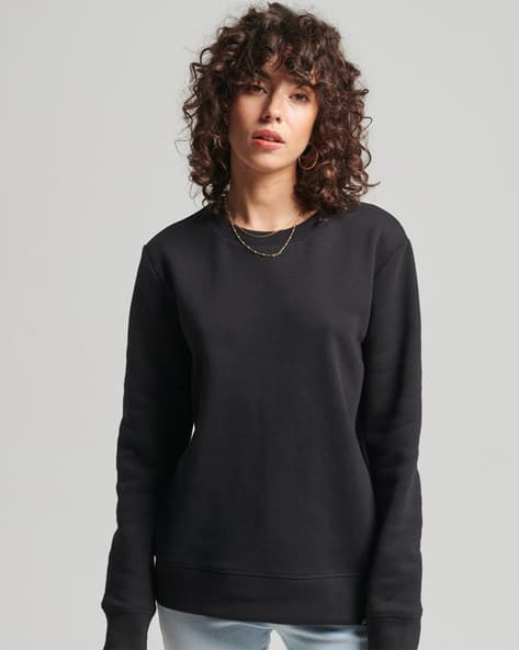 Vintage Logo Embroidered Crew-Neck Sweatshirt