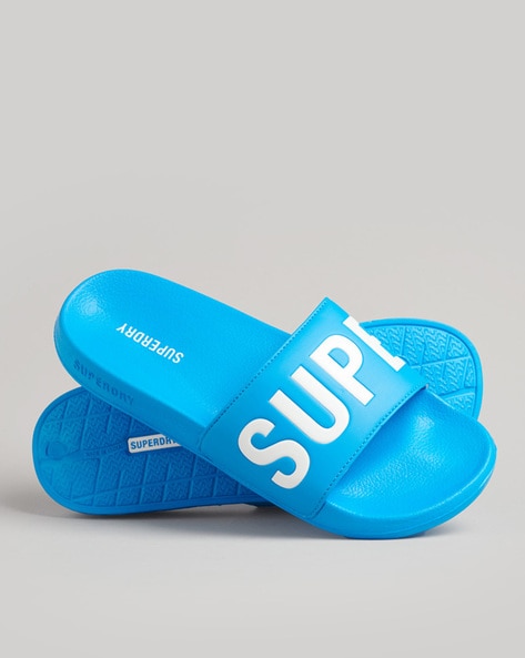 Buy Blue Flop & Slippers for Men by SUPERDRY | Ajio.com