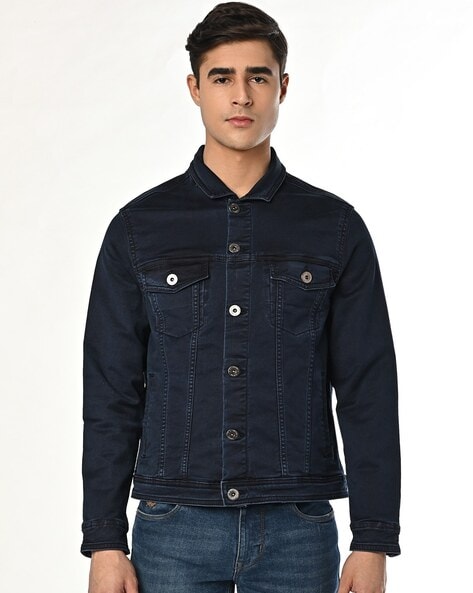 Buy Dark Blue Jackets & Coats for Men by ALTHEORY Online | Ajio.com