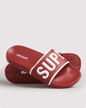 Buy Orange Flip Flop Slippers for Men by SUPERDRY Online Ajio