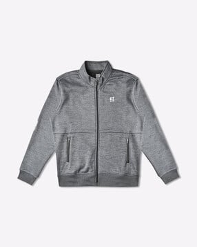rock it Heathered Zip-Front Sweatshirt-picture-36