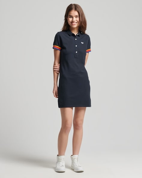 Buy New U.s. Polo Assn. Women's Big Pony Golf Polo Shirt Dress (M, White)  Online at desertcartINDIA