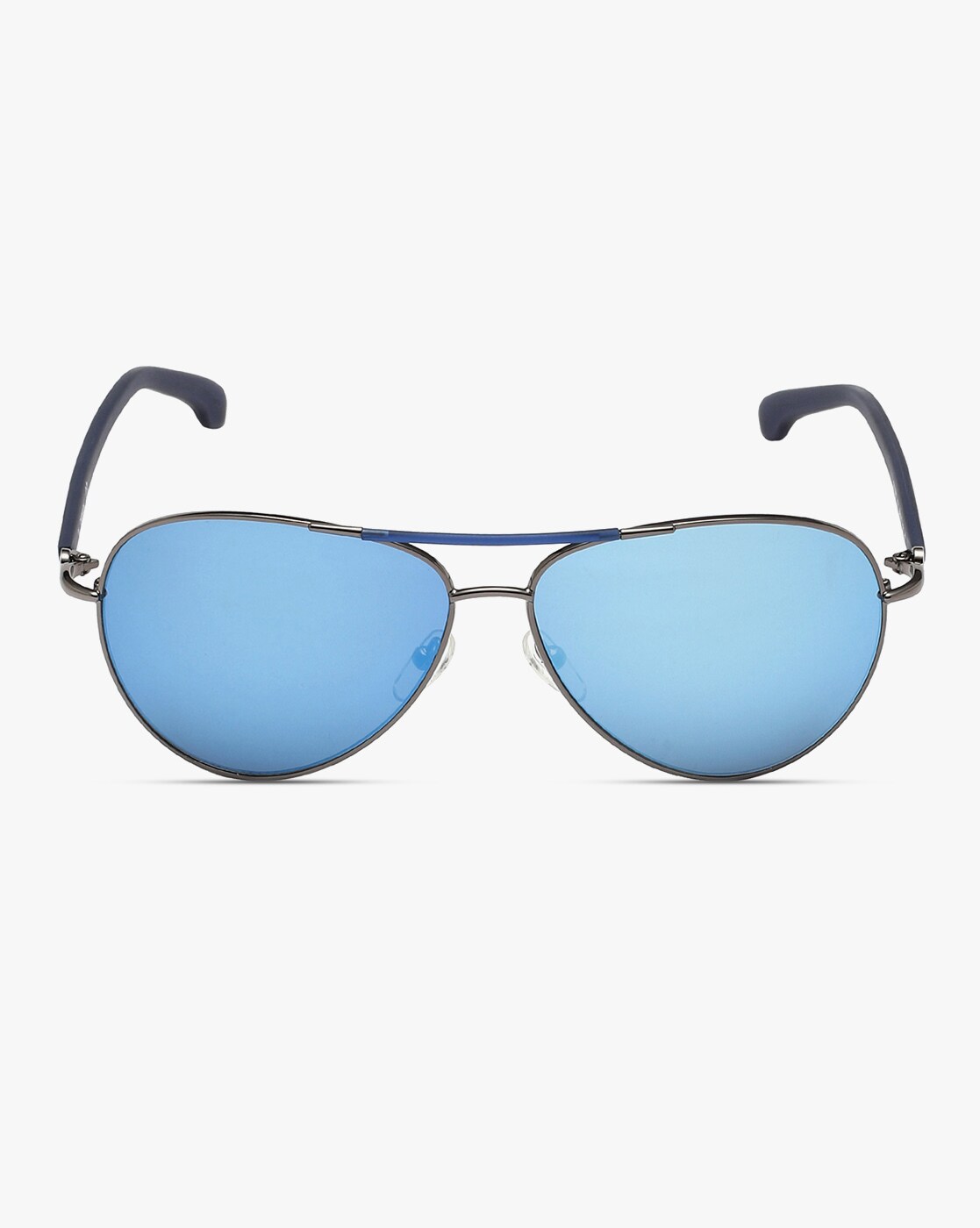 Buy Ray-Ban 0RB3025 Light Blue Polarized Icons Aviator - 58 mm Online