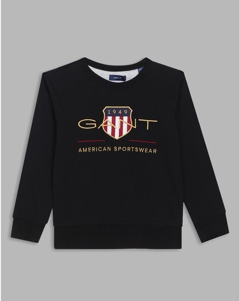 Gant black shop sweatshirt