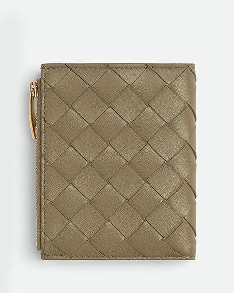 Bottega purchases Veneta Intrecciato Leather Zippy Wallet