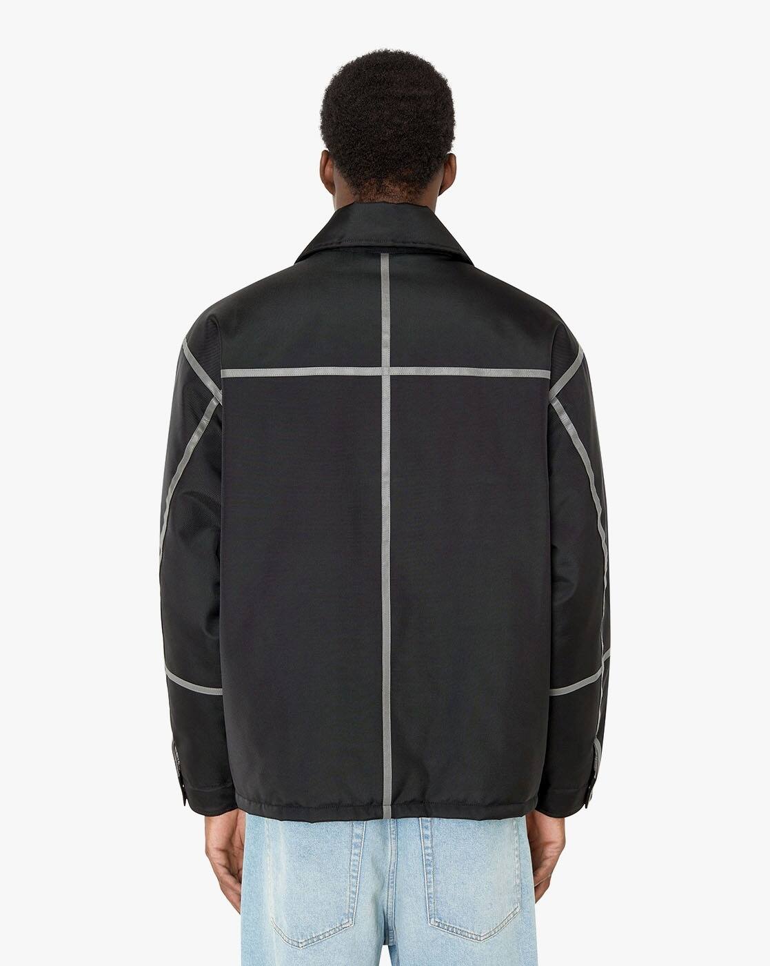 Buy DIESEL J-DOIG Loose Fit Graphic Jacket | Black Color Men