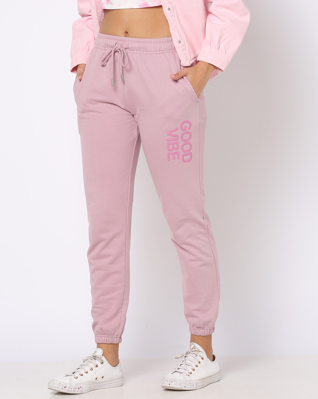 Dusky store pink joggers