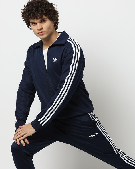 breng de actie tabak noodsituatie Buy Navy Blue Jackets & Coats for Men by Adidas Originals Online | Ajio.com