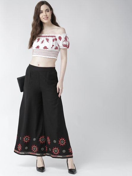 Cotton Casual Wear Palazzo Pants For Womens, Middle Age at Rs 350 in  Coimbatore