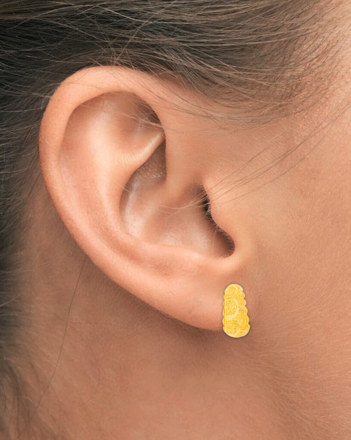 10K or 14K Gold Halo Round Earrings, 0.5 to 3 carat Cubic Zirconia – Kiera  NY Jewelry