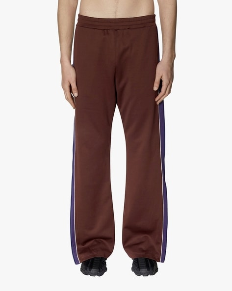 Buy DIESEL P-Zampock Pants with Elasticated Waist | Brown Color