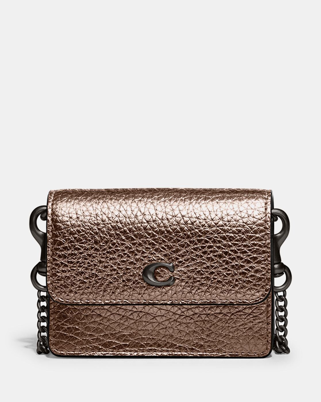 COACH C7650 - ZIP CARD CASE - GOLD/WASHED MAUVE/CRANBERRY