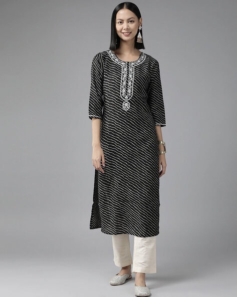 Buy Cotton Lehriya Print Kurti With Afghani Pant for Women and Girls,  Pakistani Kurta Set, Office Wear Kurta Set, Indian Wear Dress, Gift Online  in India - Etsy